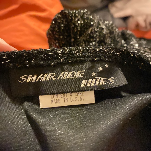 vintage shimmery short sleeve blouse - Picture 5 of 6